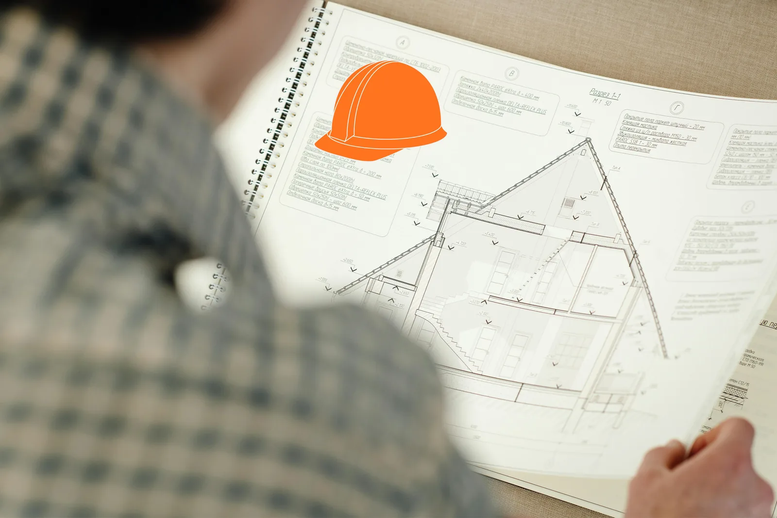 House design visualization and architectural blueprint planning