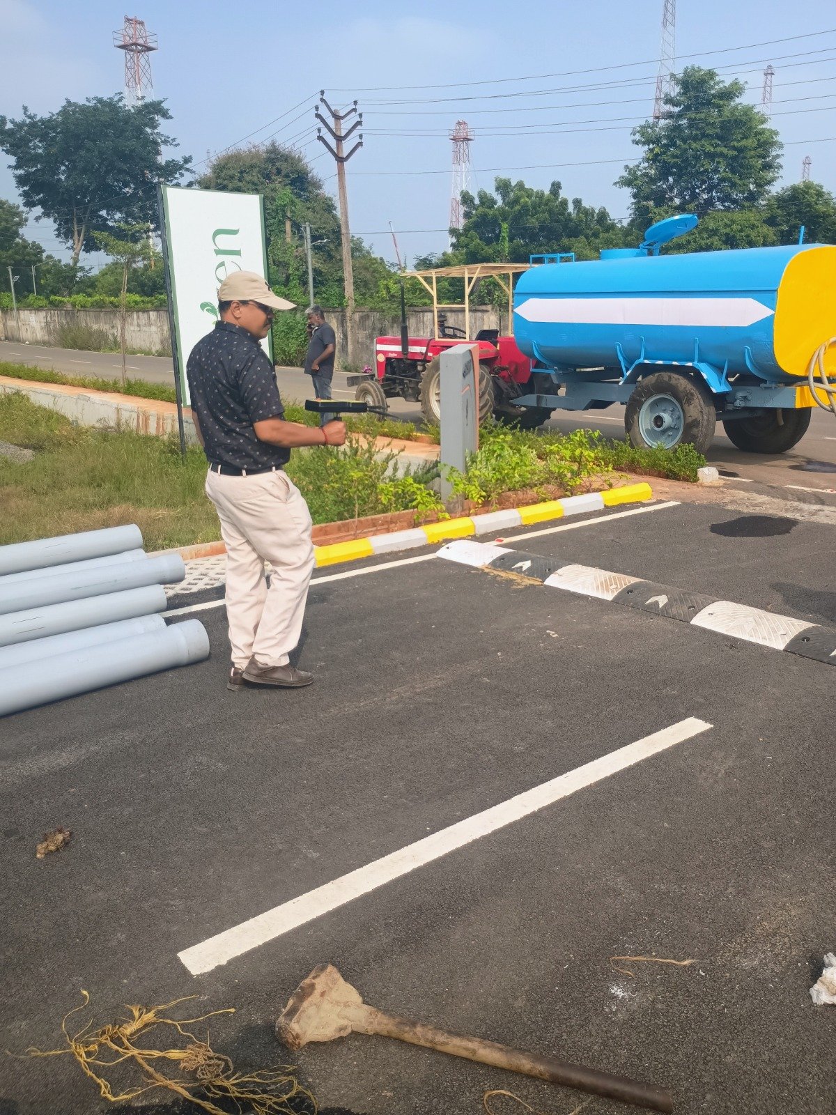 Road infrastructure and utility development work in Tamil Nadu by VRN Aishwaryam Constructions